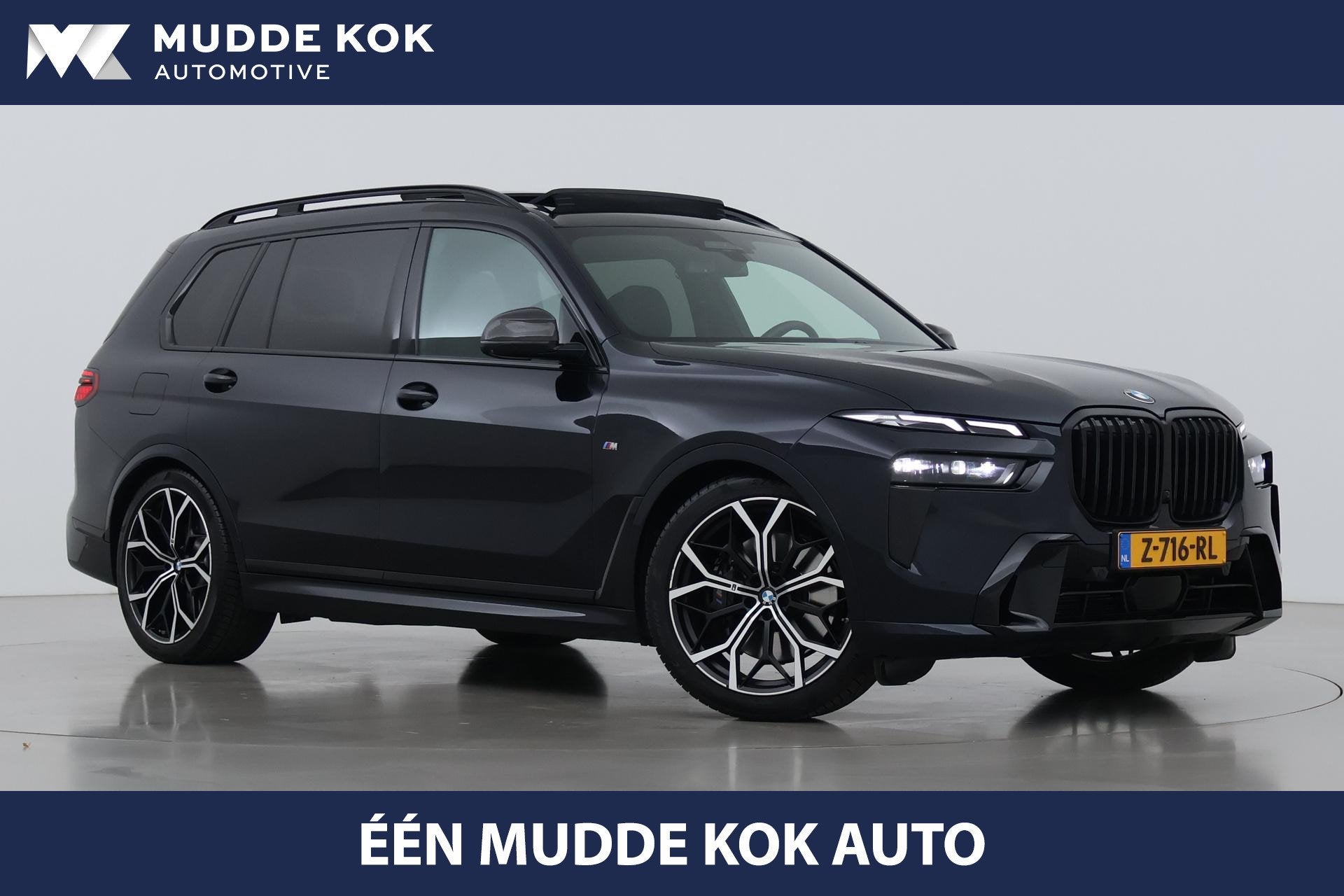 BMW X7 xDrive40i | M-Sport | 7P | Luchtvering | 22 Inch | Pa, Automaat, Gebruikt, 7 stoelen, Zwart