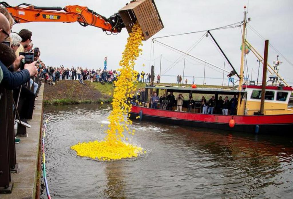 Badeendjes Verhuur voor Duckrace (4800 stuks), Hobby en Vrije tijd, Feestartikelen | Verhuur, Gebruikt, Overige, Ophalen