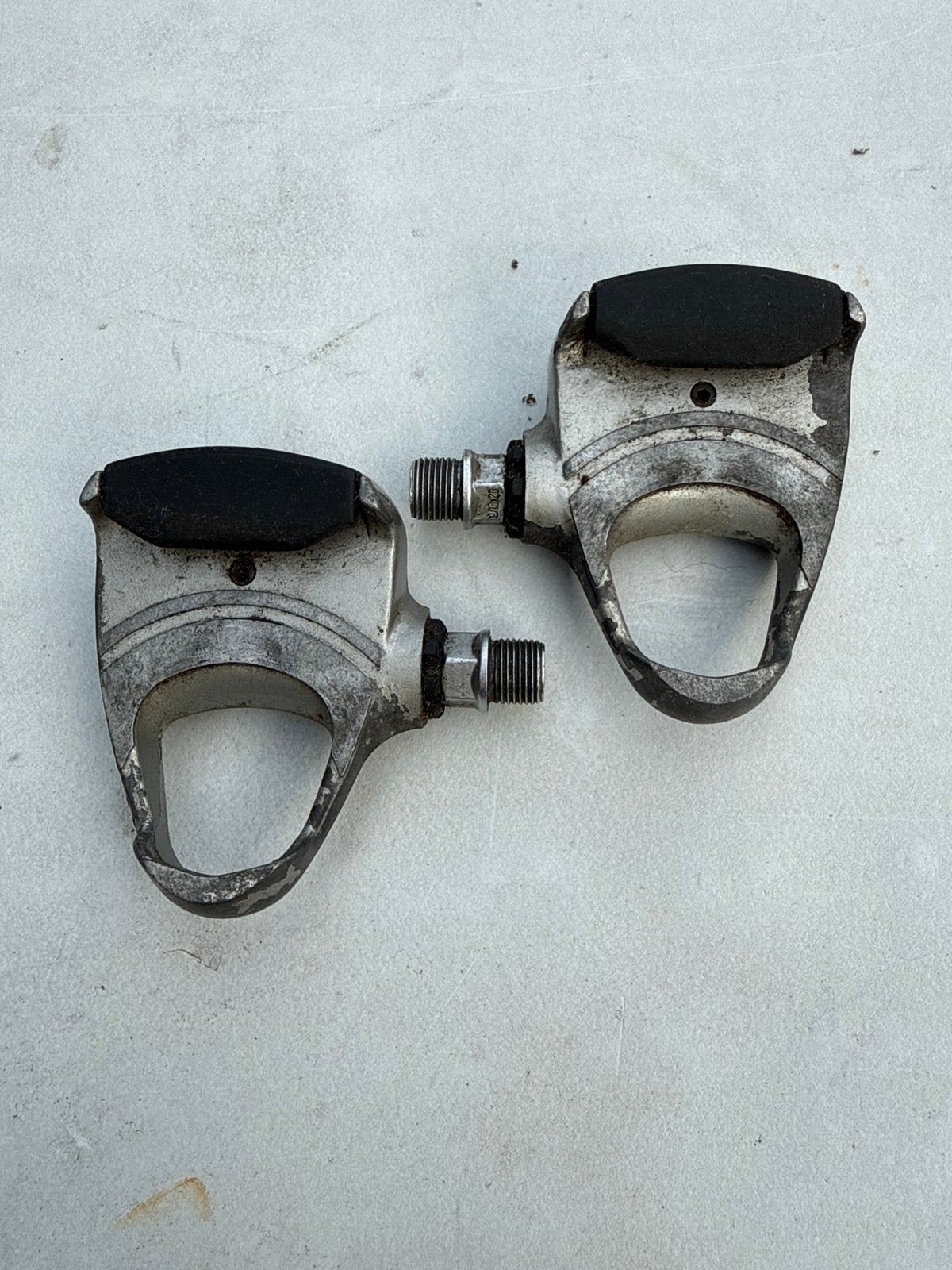 Campagnolo Pedalen - Gebruikt, maar functioneel, Fietsen en Brommers, Crankstel of Pedalen, Gebruikt, Ophalen of Verzenden, Aluminium