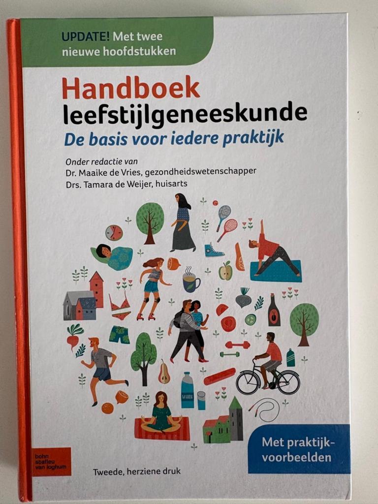 Handboek Leefstijlgeneeskunde: Basis voor iedere praktijk, Ophalen, Zo goed als nieuw, Dr. Maaike de Vries, Drs. Tamara de Weijer
