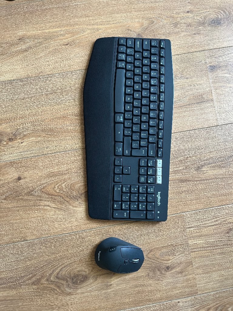 Logitech MK850 Performance toetsenbord + M720 muis QWERTY, Ophalen, Draadloos, Qwerty, Logitech toetsenbord