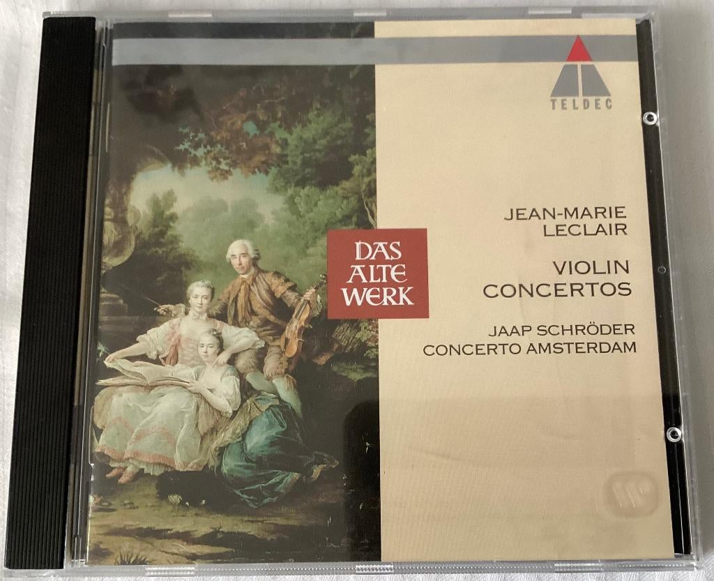 Leclair Violin Concertos Schröder Amsterdam CD, Ophalen of Verzenden, Barok, Gebruikt, Orkest of Ballet