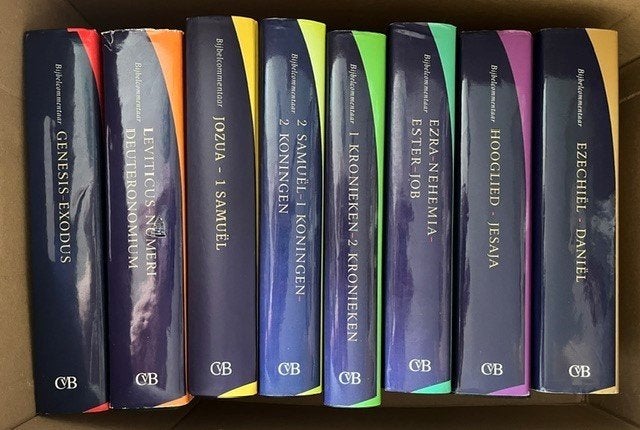 StudieBijbel Oude Testament, 8 delen uit de serie van 12, Ophalen of Verzenden, Zo goed als nieuw