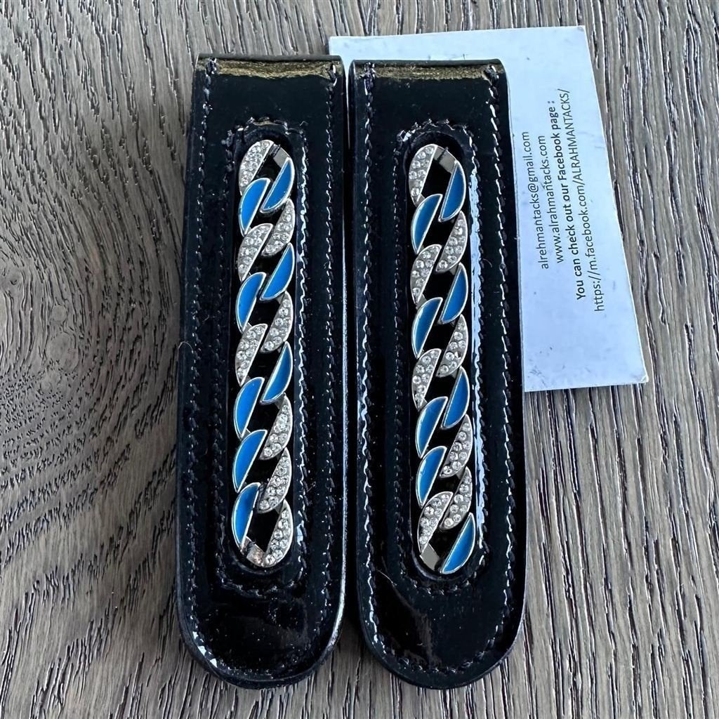 Laarzenclip Ketting Zilver Blauw Zwart *~*NIEUW*~*, Nieuw, Ophalen of Verzenden, Schoeisel, Kinderen