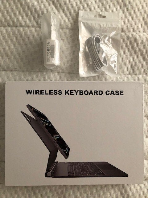 Draadloos iPad keyboard case, Apple iPad 11 Pro, Nieuw, Bescherming voor- en achterkant, Apple