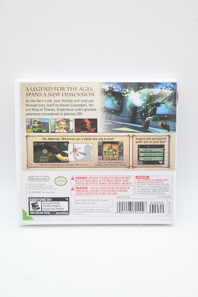 The Legend of Zelda: Ocarina of Time 3D (Nintendo 3DS), Gebruikt, 1 speler, Nintendo of Europe GmbH, Herriotstraße 4, 60528 Frankfurt am Main, Duitsland