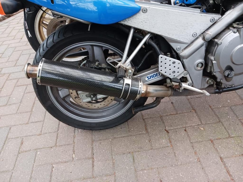 Honda CB1-S compleet uitlaatsysteem met BSM carbon demper., Motoren, Ophalen