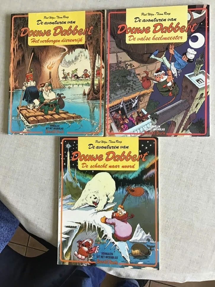 3 uitgaves Douwe Dabbert door Piet Wijn, Boeken, Stripboeken, Meerdere stripboeken, Ophalen of Verzenden, Gelezen