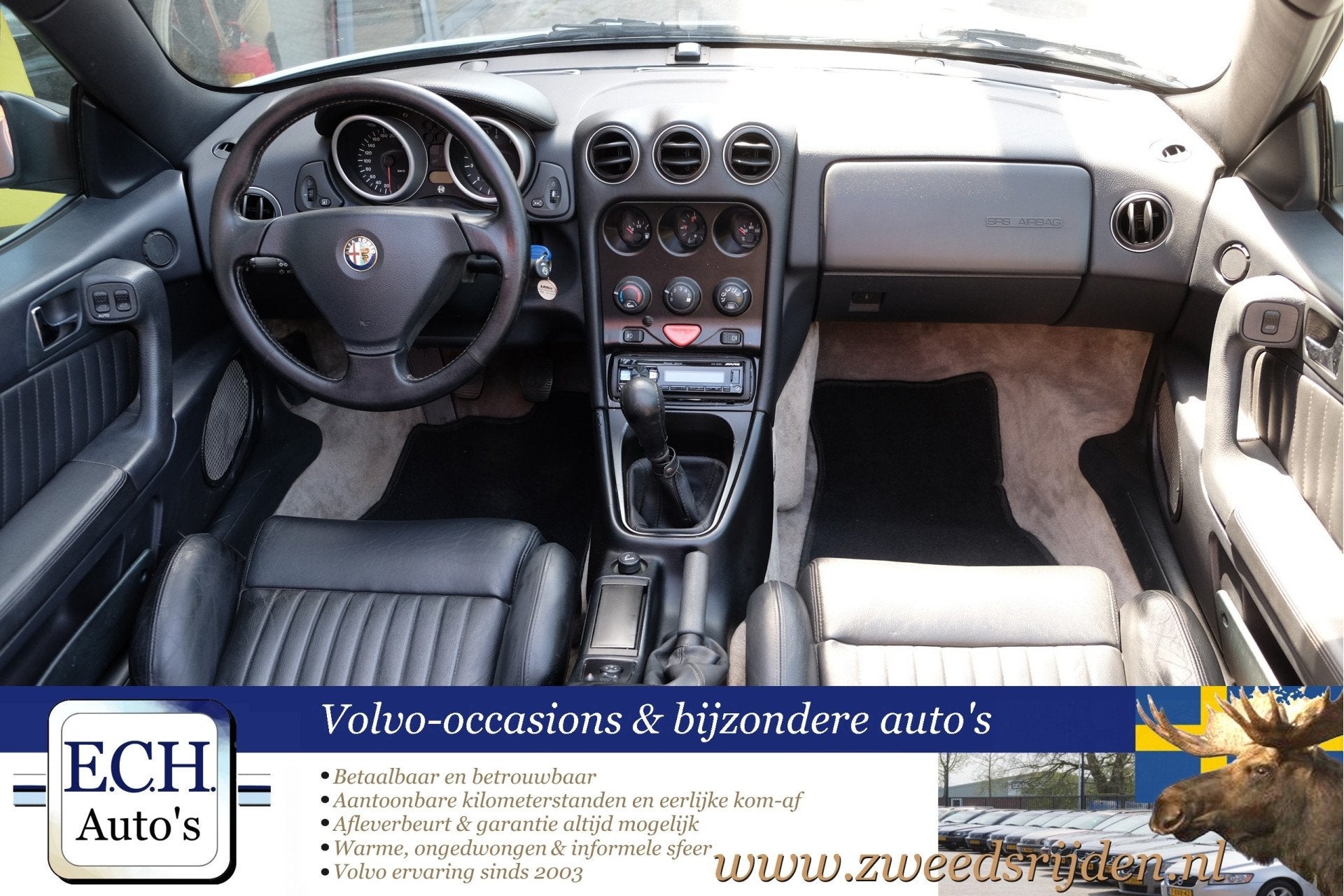 Alfa Romeo Spider 2.0-16V T.Spark,leer, 17 inch, (bj 2000), foto 12