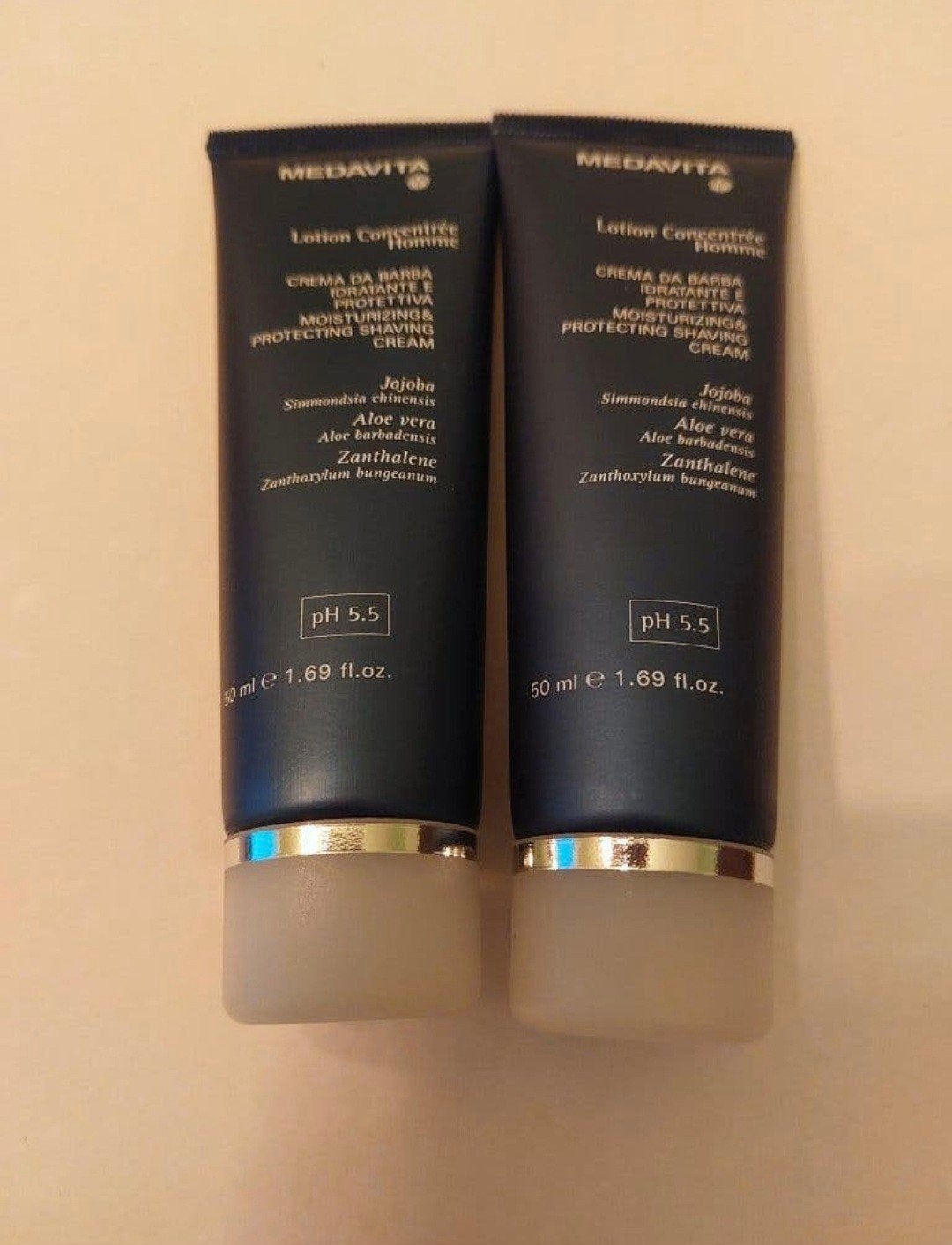 2 nieuwe verpakkingen Medavita scheercreme (advr 119), Ophalen of Verzenden, Nieuw, Gehele gezicht, Verzorging