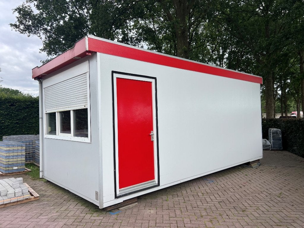 Nette gebruikte kantoorunit/opslagunit (6,2x3m), Ophalen