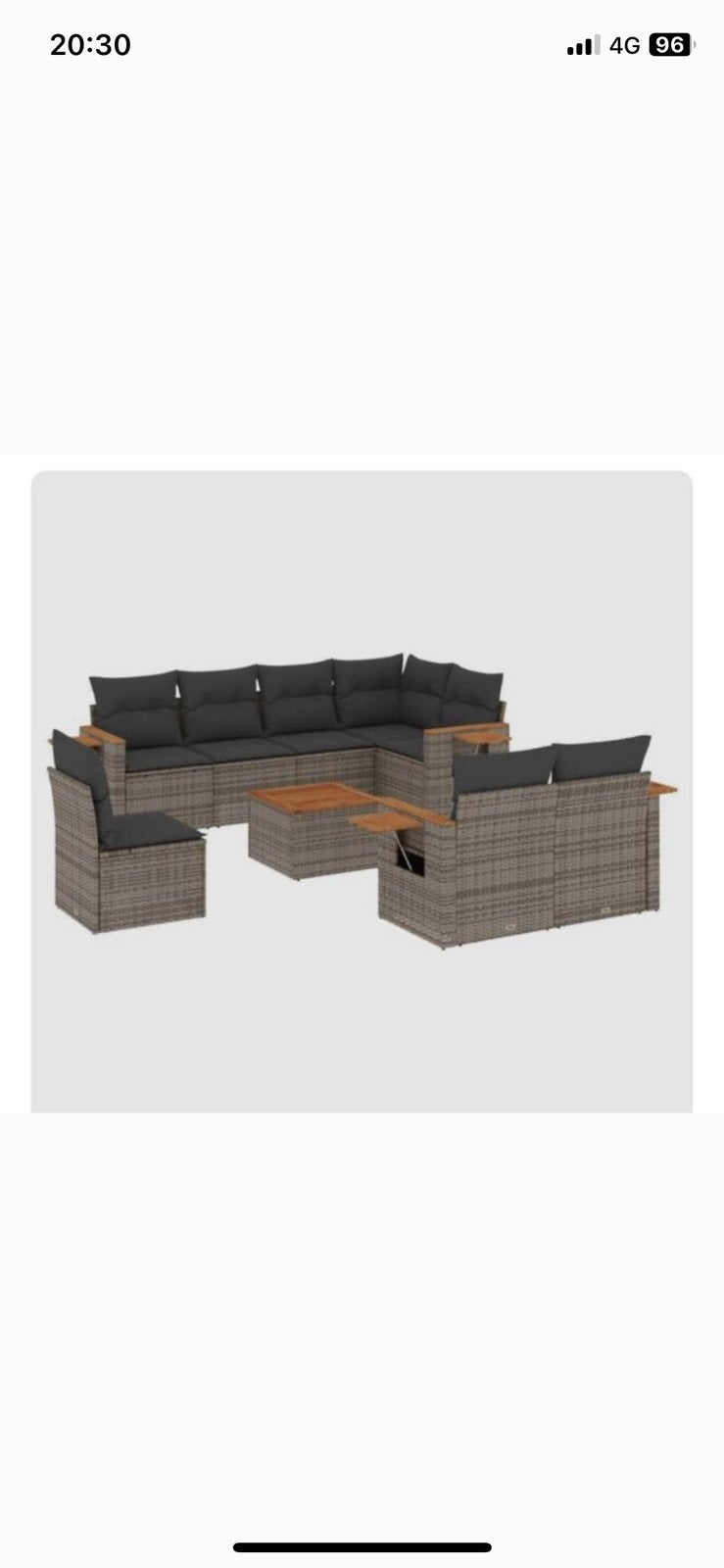 Tuinset met kussens, Ophalen, Zo goed als nieuw, Bank