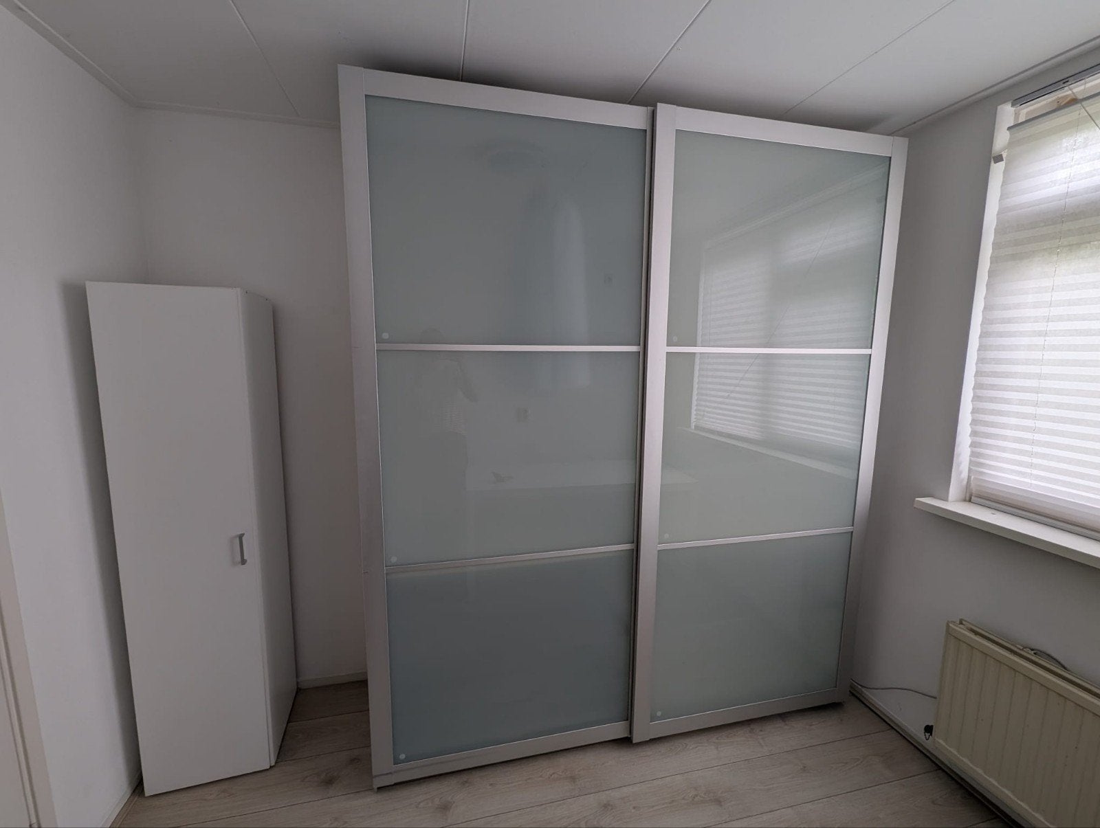 Mooie glazen schuifdeuren voor een IKEA PAX-kast te koop, Huis en Inrichting, Kasten | Kledingkasten, Gebruikt, 200 cm of meer