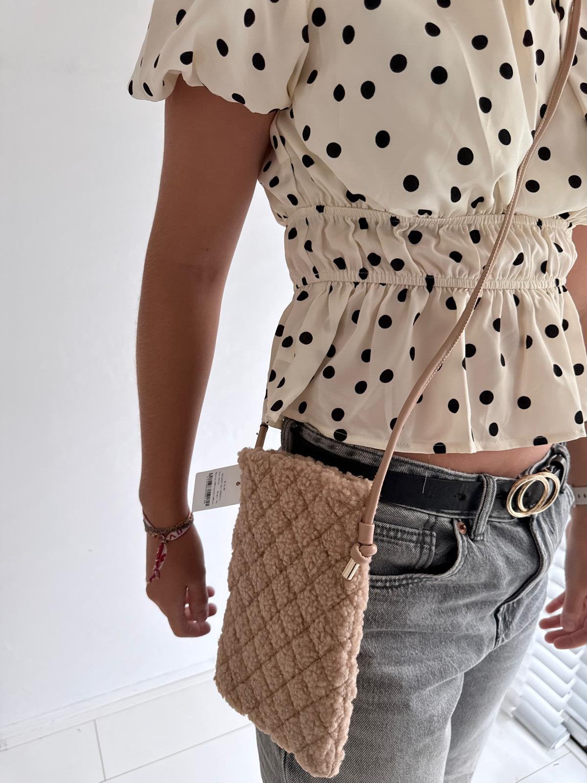 Toffe telefoon tasje nieuw, Sieraden, Tassen en Uiterlijk, Ophalen of Verzenden, Nieuw, Beige, Overige merken