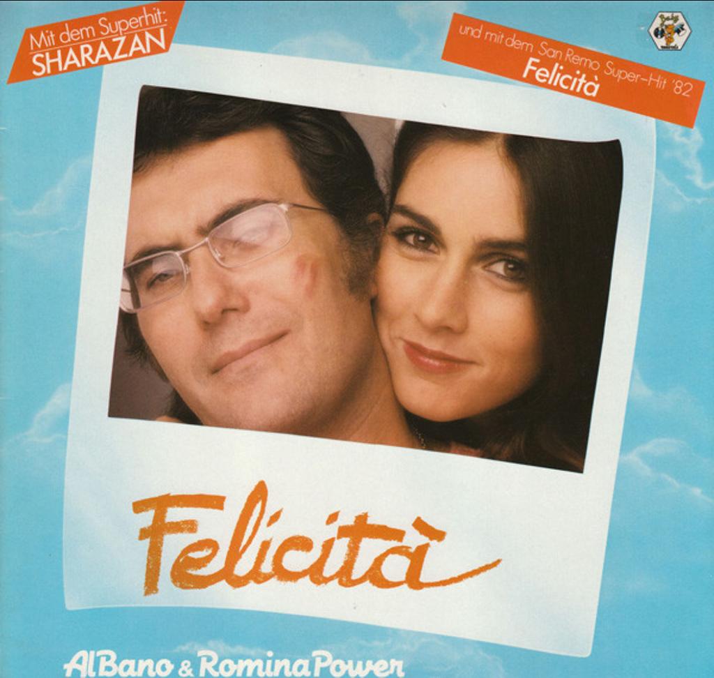 LP VINYL Album Albano & Romina Power Felicità Sharazan etc., Ophalen of Verzenden, Zo goed als nieuw, 12 inch