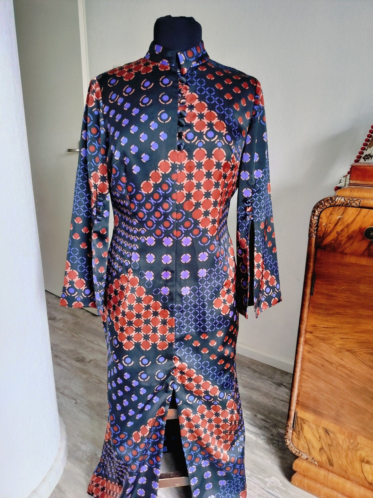 Vintage maxi jurk, Kleding | Dames, Ophalen of Verzenden, Zo goed als nieuw