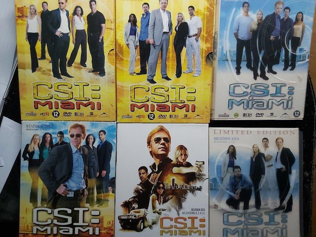 C.S.I.Miami 1 2  en 3, Cd's en Dvd's, Dvd's | Tv en Series, Ophalen of Verzenden, Gebruikt, Engels, Nederlands