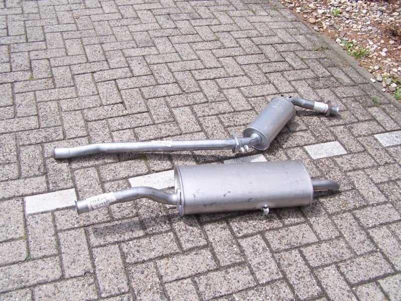 Uitlaat Fiat Croma 2.0ie 1986-1990 Middendemper Achterdemper, Ophalen, De Rie Automaterialen, Info@derieautomaterialen.nl, Kaardebol 2