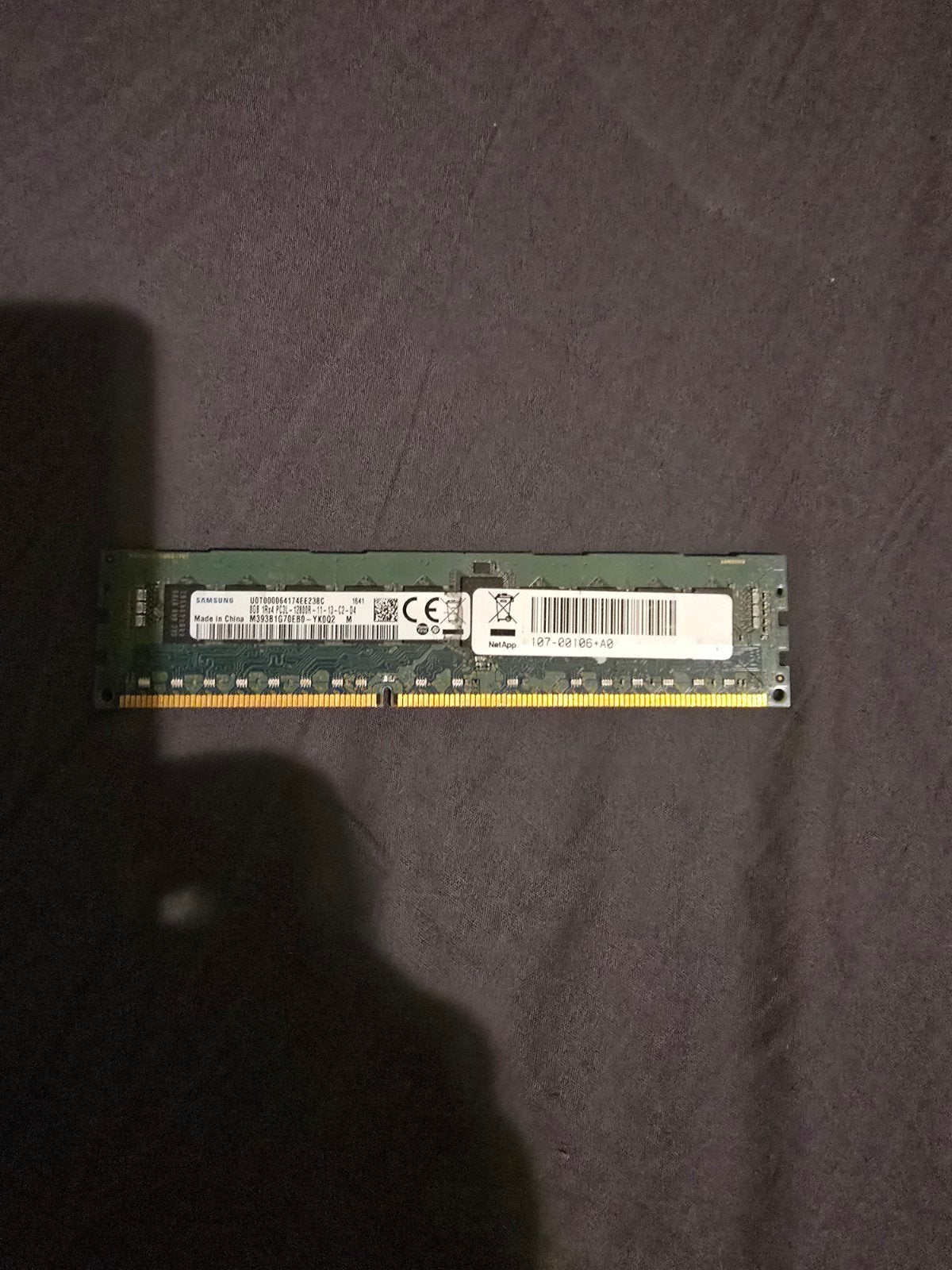 Samsung 8GB ddr3 RAM-stick, Computers en Software, RAM geheugen, Ophalen of Verzenden, Zo goed als nieuw, DDR3, Desktop