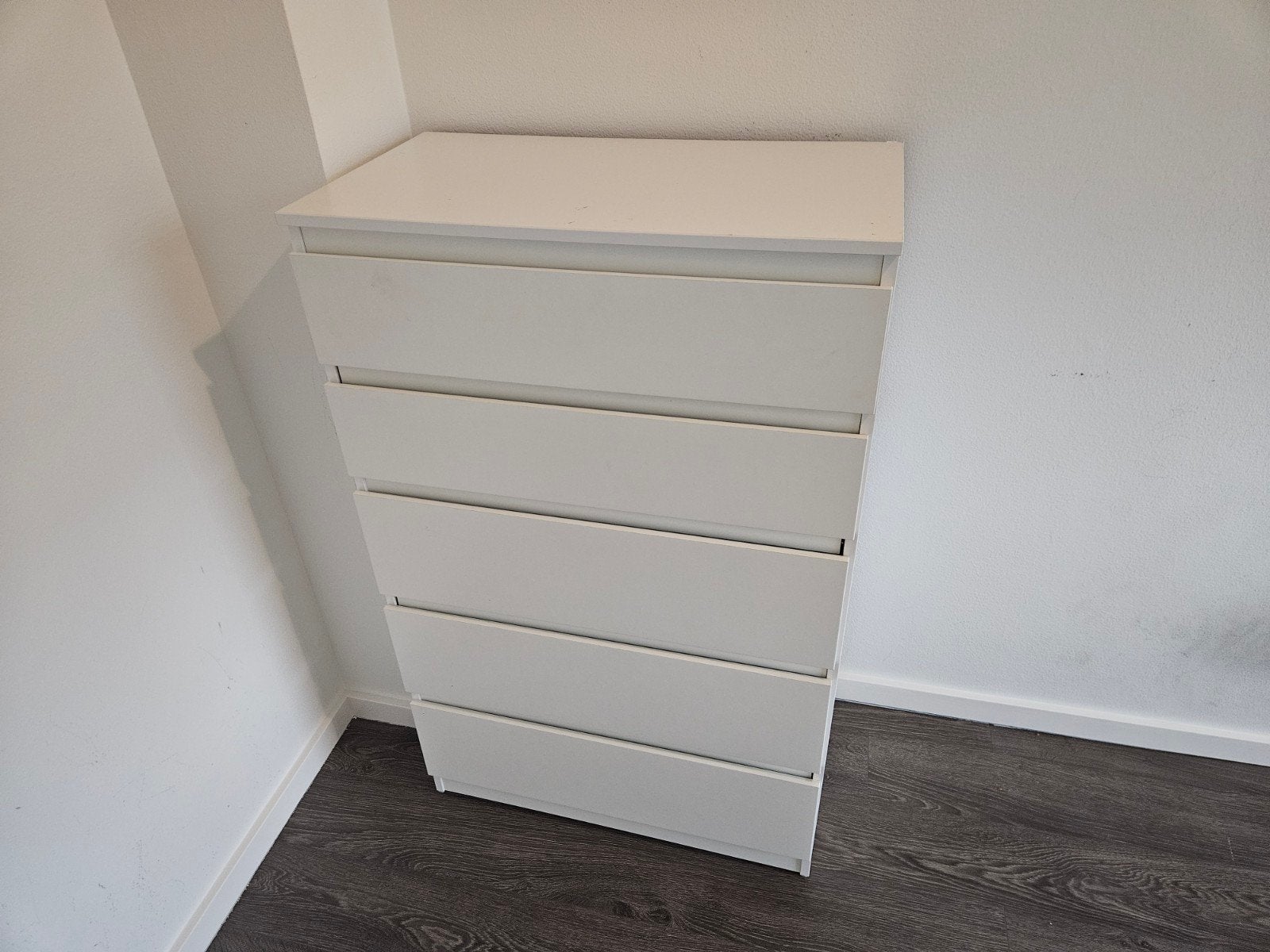 ladekast wit, Huis en Inrichting, Kasten | Ladekasten, Ophalen, Gebruikt, 5 laden of meer, 100 tot 150 cm