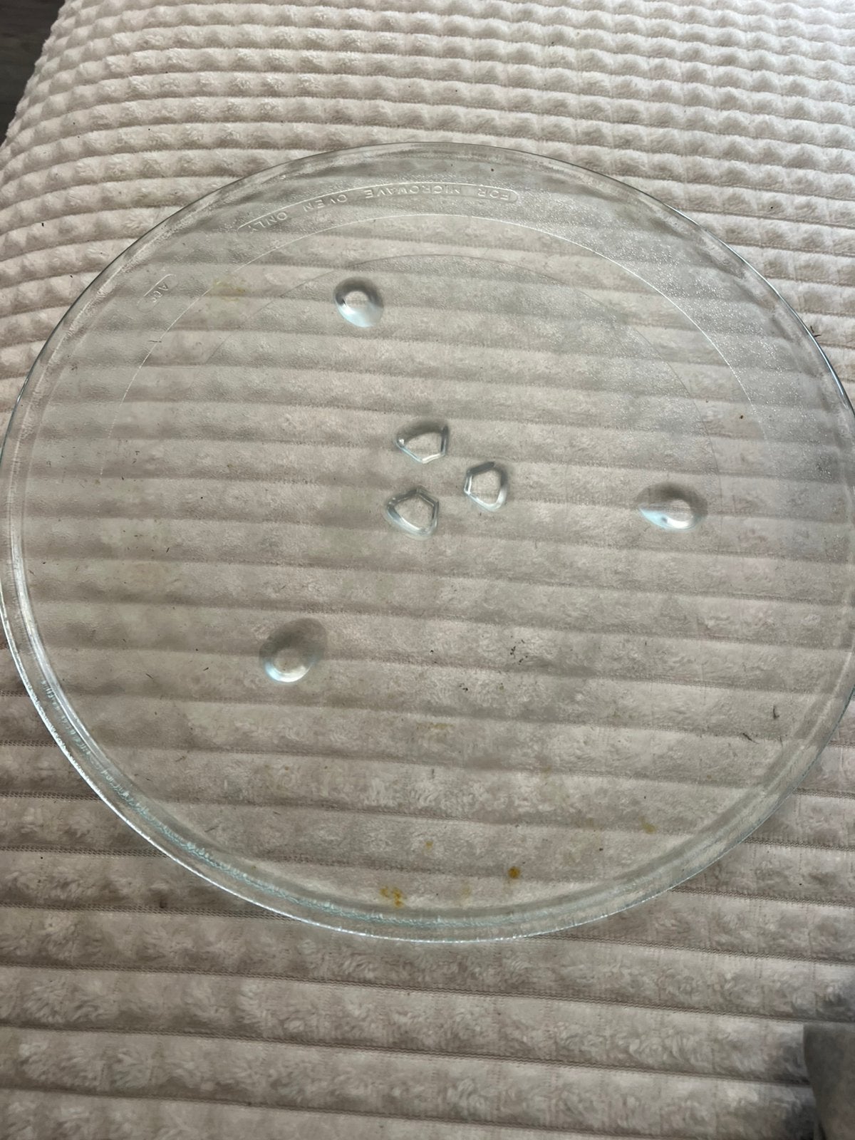 Glasplaat voor magnetron 31.5 diameter, Ophalen, Zo goed als nieuw, Overige typen