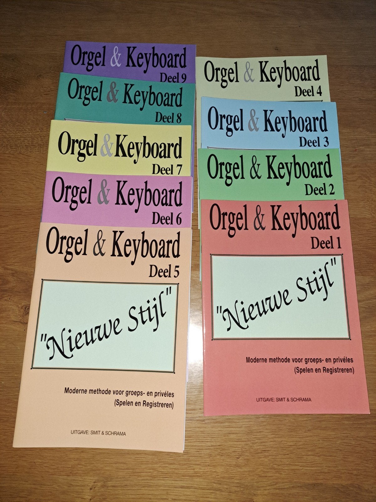 Orgel & Keyboard "Nieuwe Stijl" - Complete Serie (Deel 1-9), Ophalen of Verzenden, Nieuw, 1 klavier, Overige typen