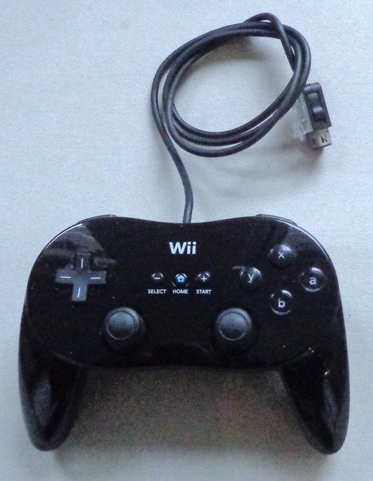 Controller Pro Classic Zwart voor de Nintendo Wii, Spelcomputers en Games, Spelcomputers | Nintendo Consoles | Accessoires, Ophalen of Verzenden