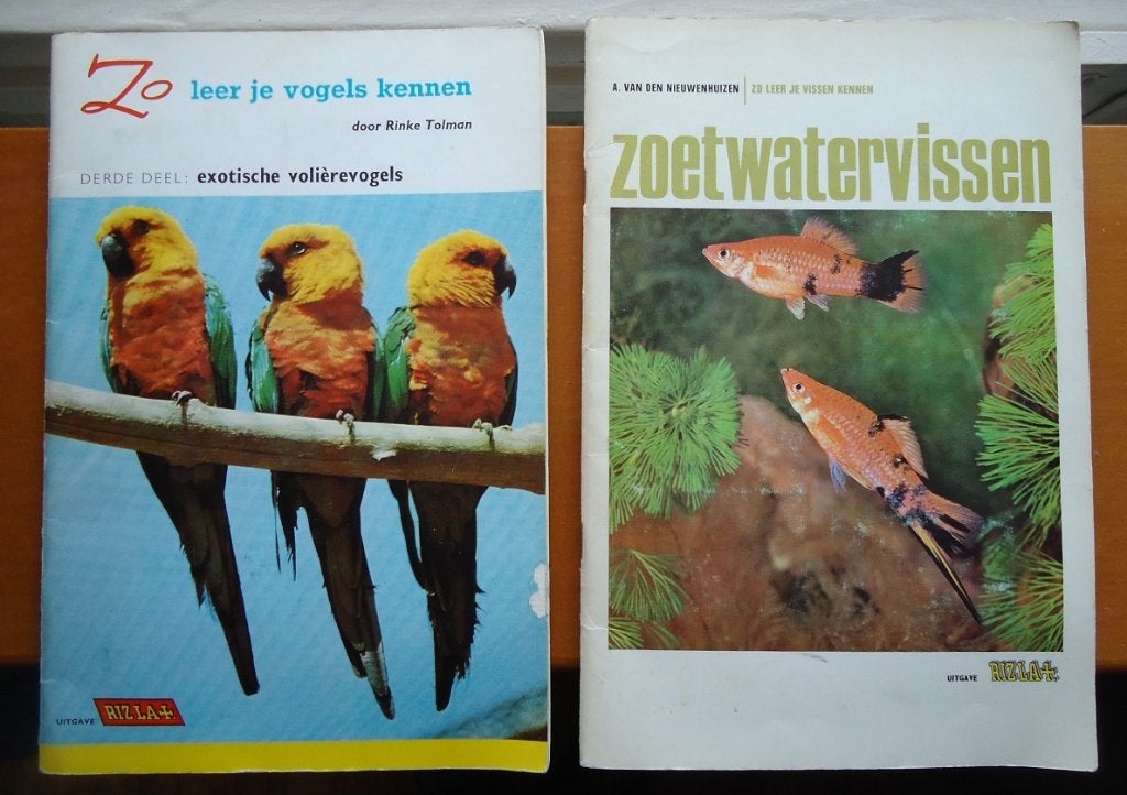 2 boeken Zo leer je vissen & vogels kennen van Rizla Vloei., Diverse auteurs, Ophalen of Verzenden, Zo goed als nieuw, Vissen