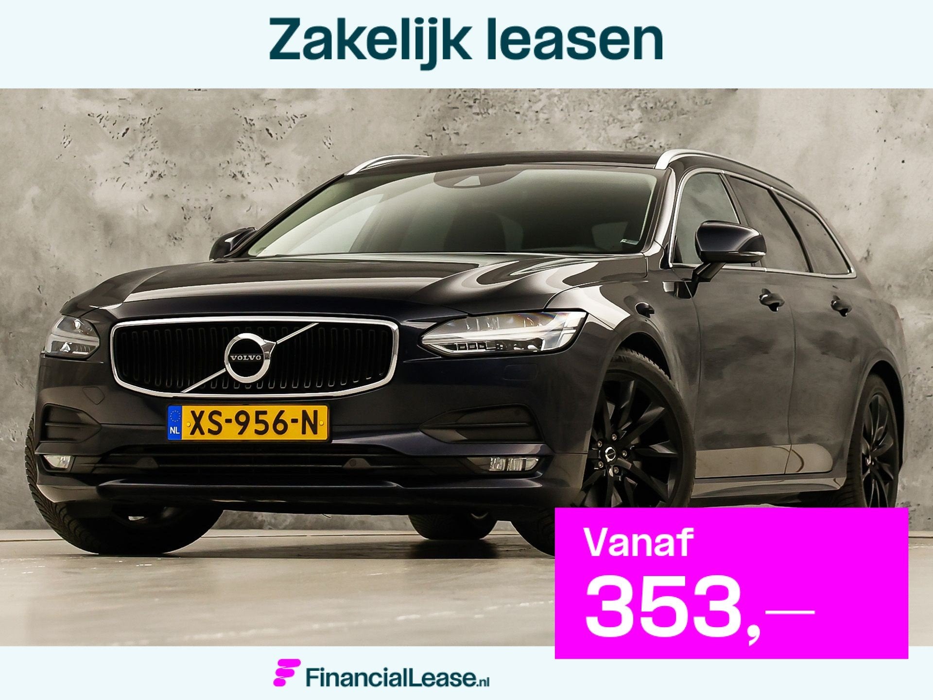 Volvo V90 2.0 T4 Momentum Sport 190Pk Automaat (NAP DEALER O, 12 maanden, 15 km/l, Blauw, 1616 kg