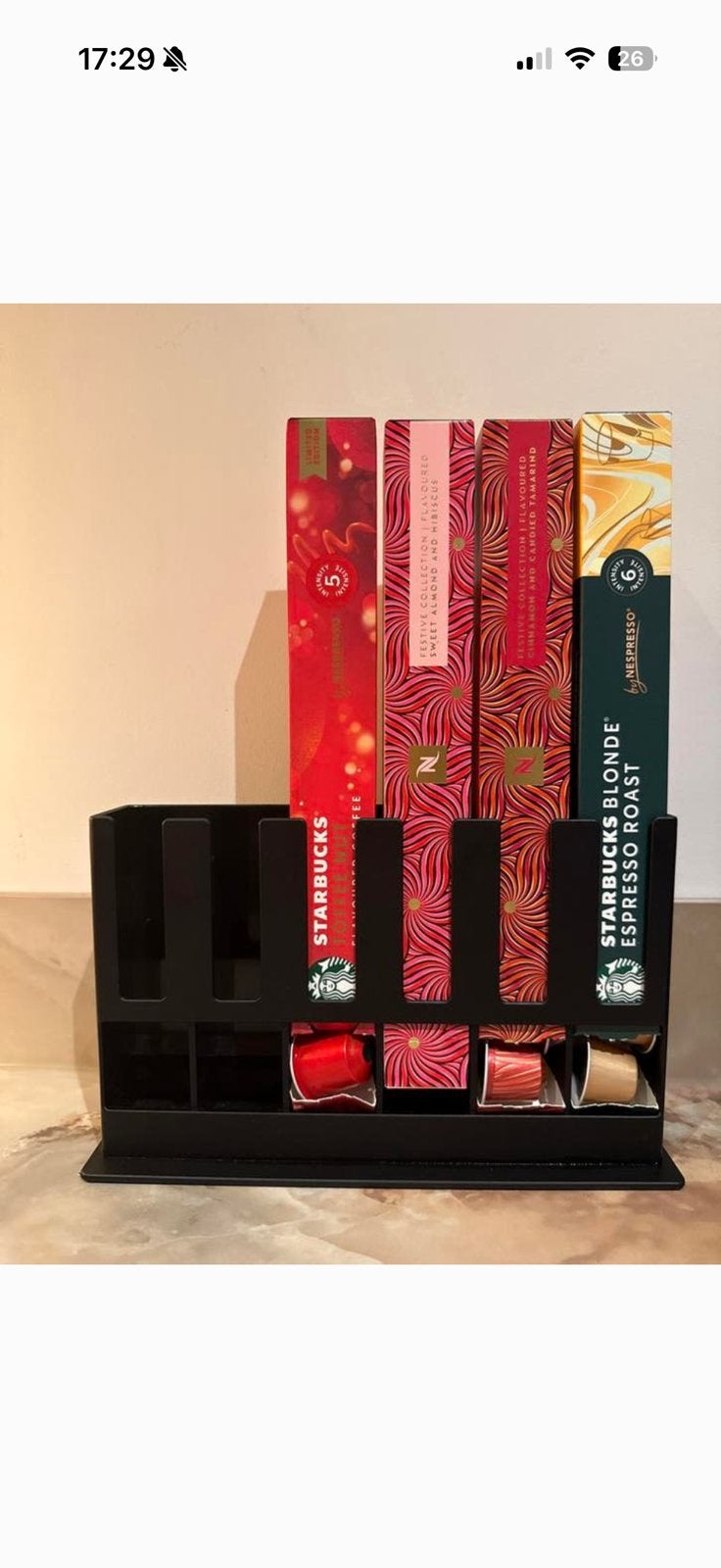 Nespresso/Starbucks Capsulehouder - Overzichtelijk & Praktis, Overige merken, Nespresso, Nieuw, Ophalen of Verzenden