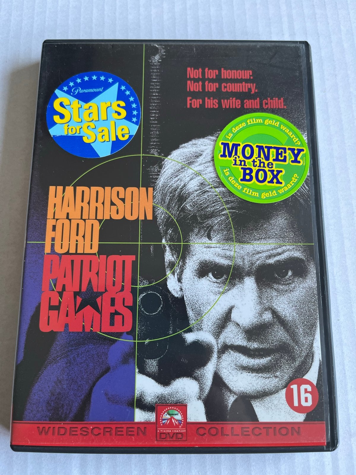Patriot Games DVD - Harrison Ford, Vanaf 16 jaar, Nederlands, Actiethriller, Ophalen of Verzenden