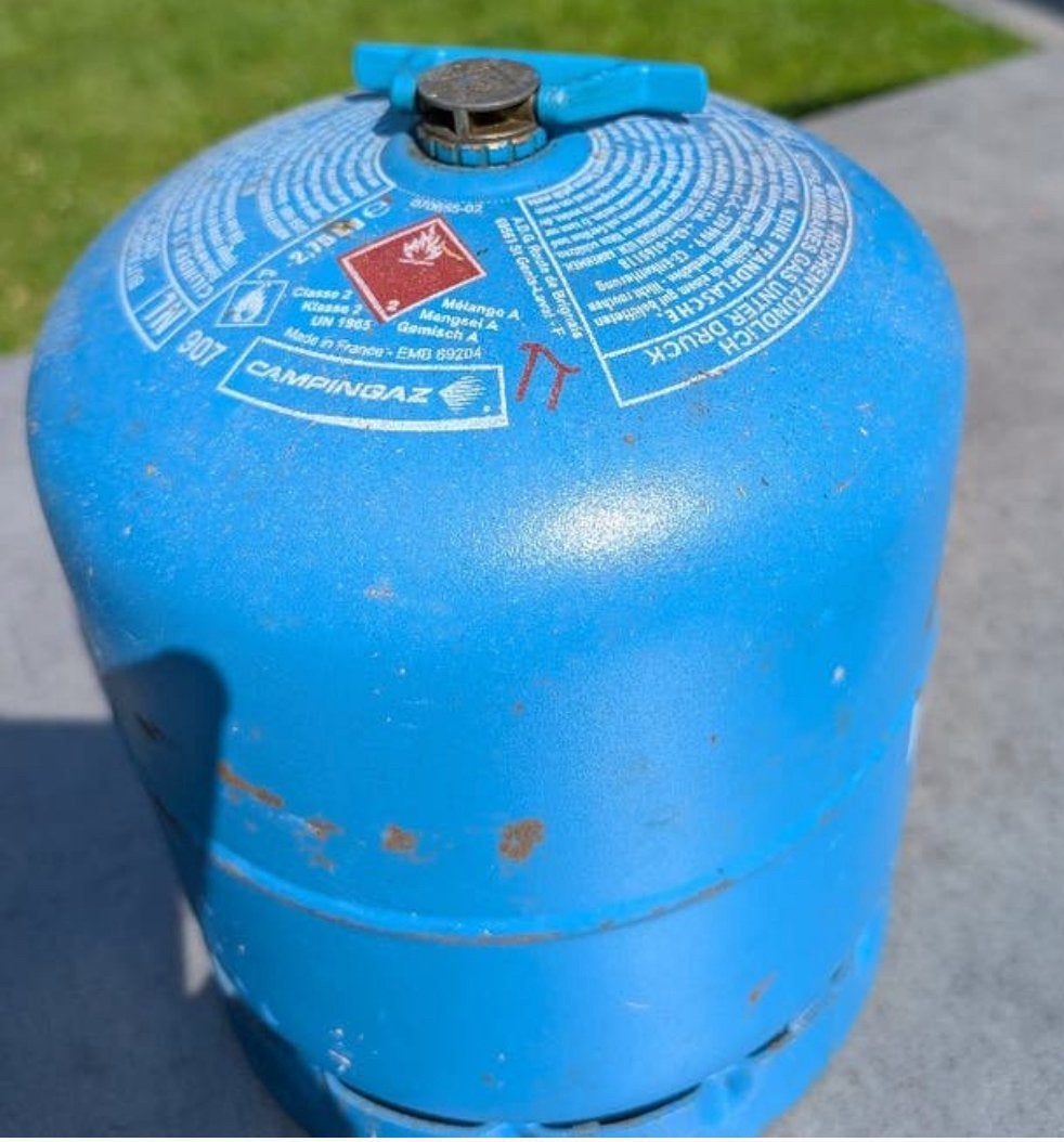 campingaz gasfles 907 camping gas, Ophalen of Verzenden, Zo goed als nieuw