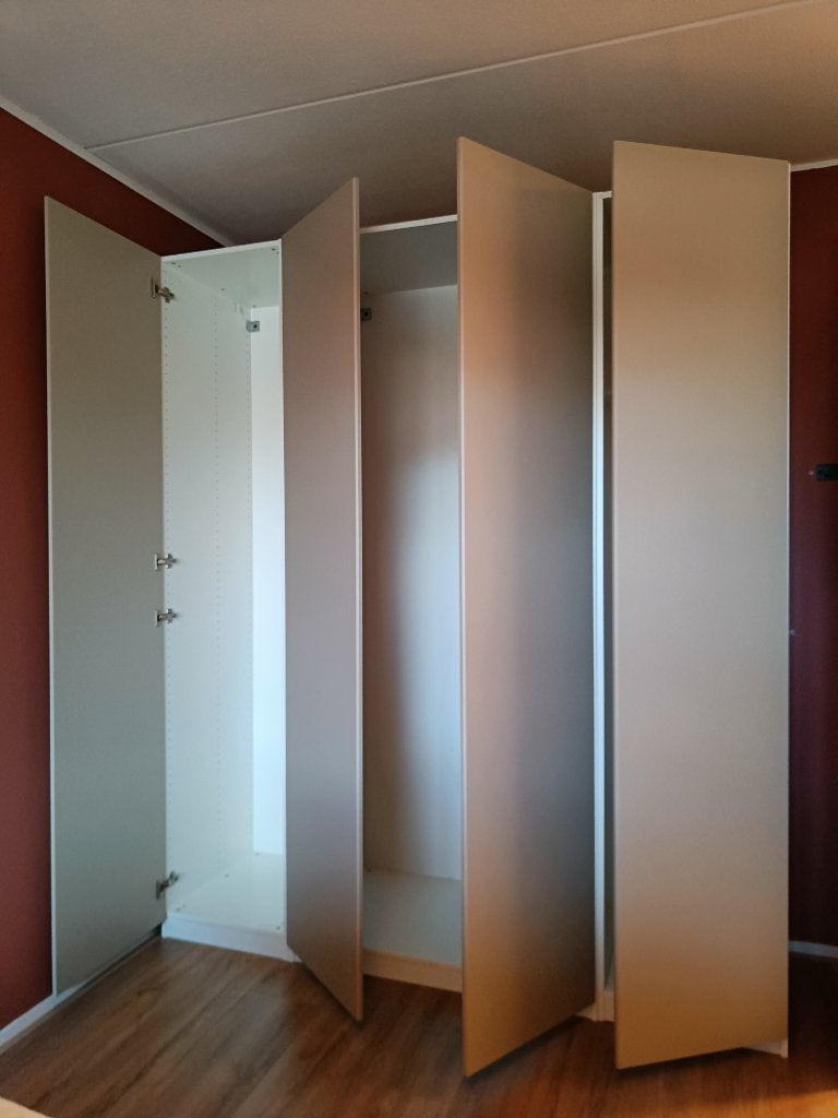 IKEA PAX kasten (2x50cm, 1x100cm) met Reinsvoll deuren, Ophalen, 200 cm of meer, Zo goed als nieuw, 200 cm of meer