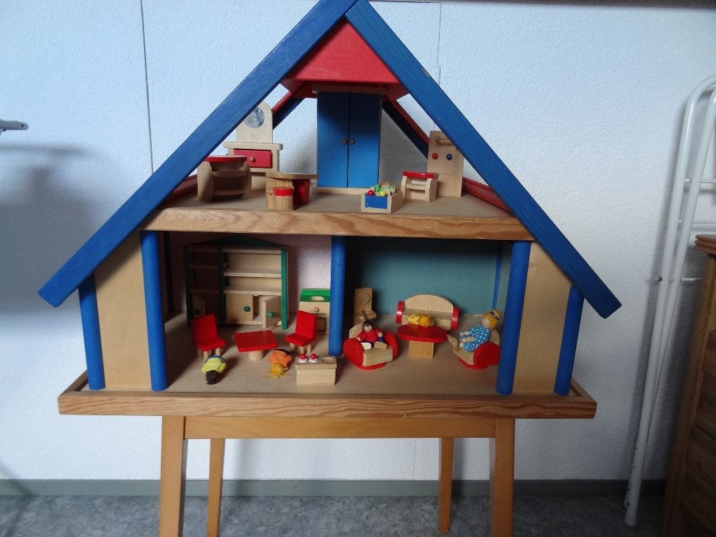 poppenhuis, Kinderen en Baby's, Ophalen, Gebruikt, Poppenhuis