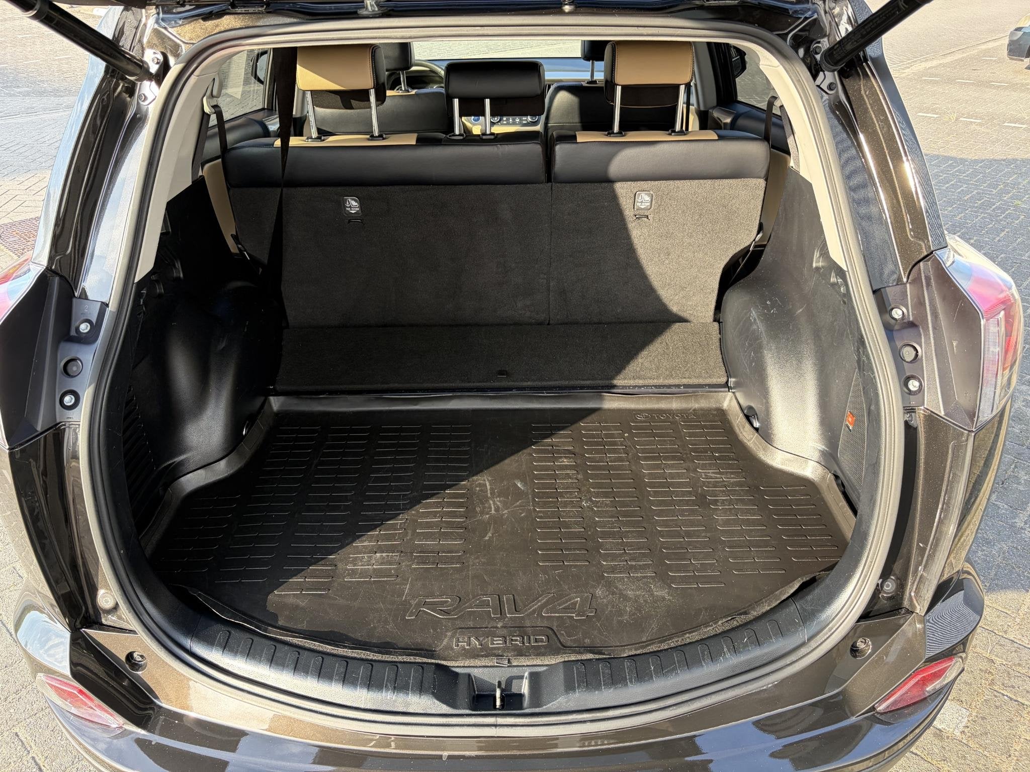 Toyota RAV4 2.5 Hybrid Executive | Schuifkanteldak | slechts, Auto's, Gebruikt, Euro 6, Bruin, Leder