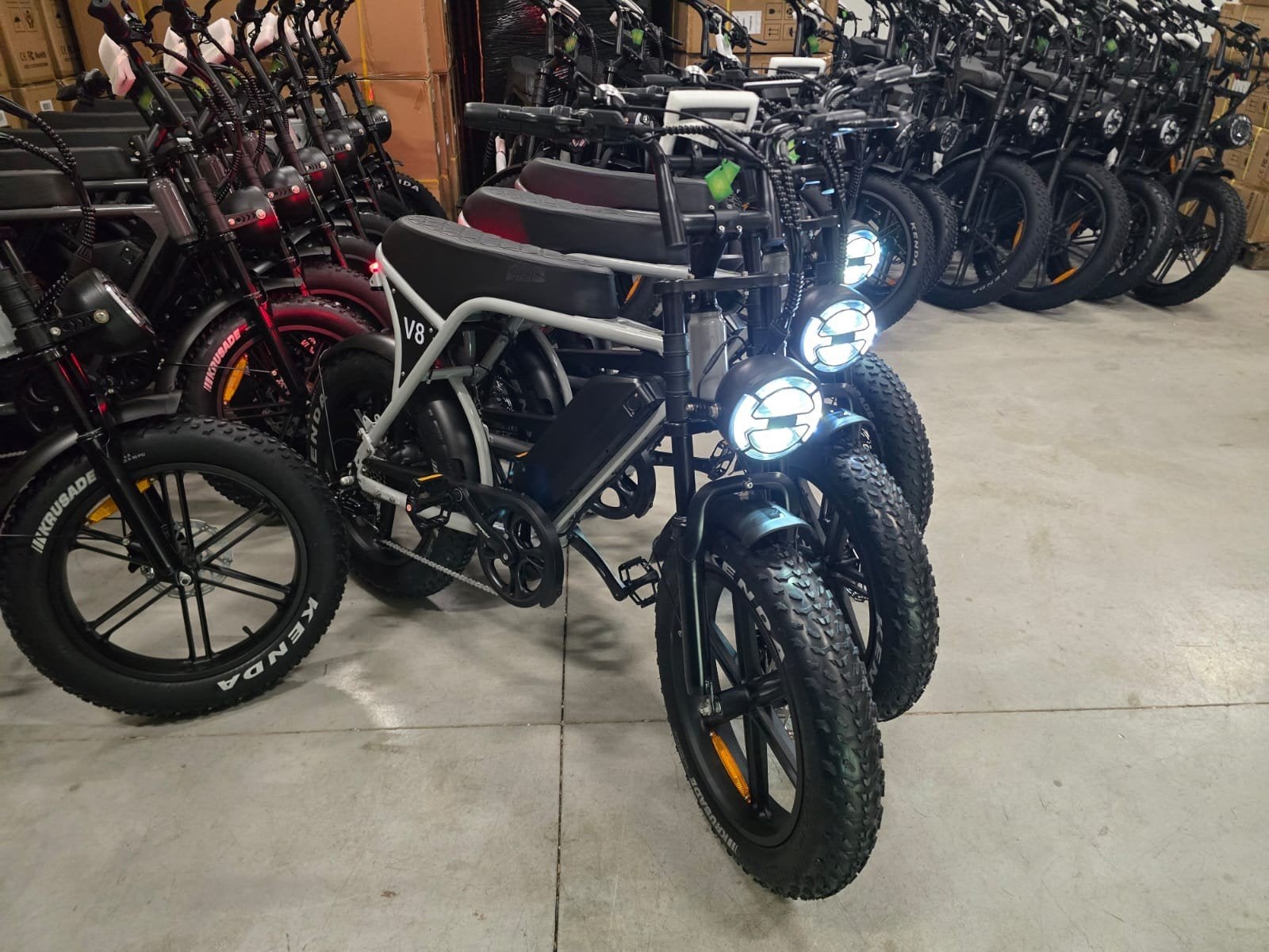 Fatbike V8 8.0 Hydraulische Rem Nardo & Zwart NFC Display, Overige merken, -, -, Nieuw