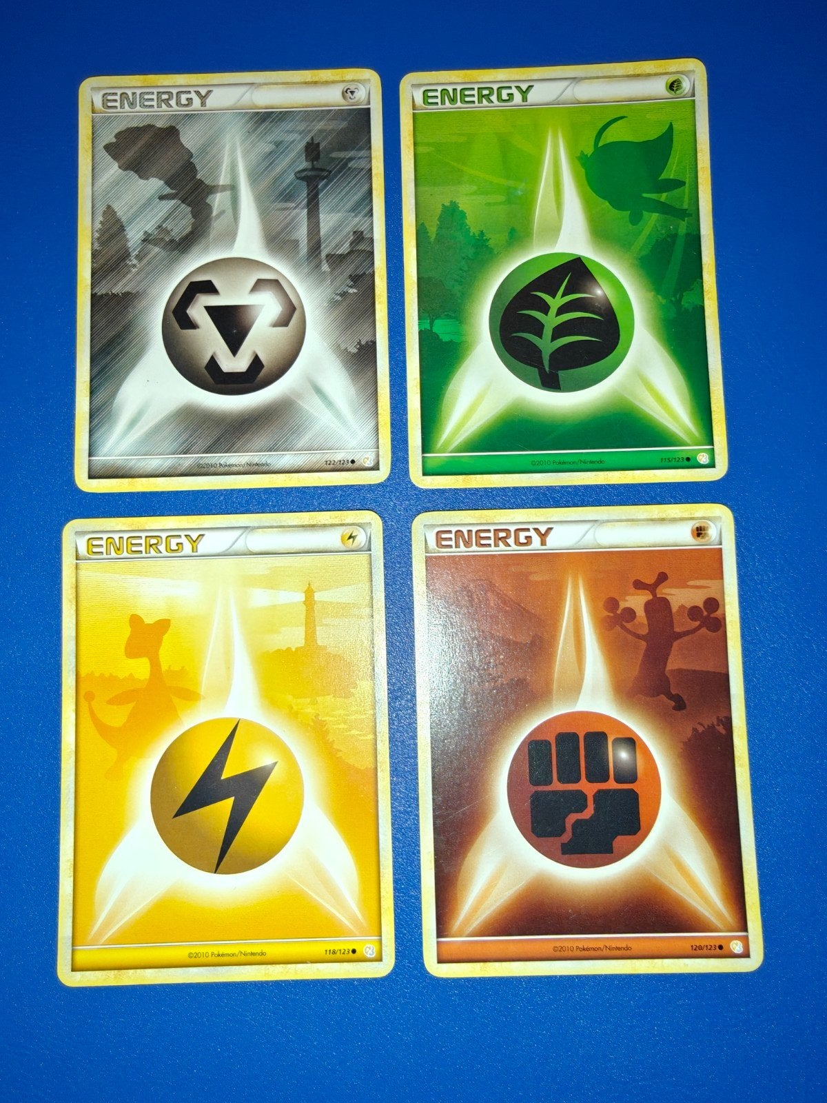 Pokémon HeartGold SoulSilver Energiekaarten (4 stuks), Hobby en Vrije tijd, Verzamelkaartspellen | Pokémon, Ophalen of Verzenden