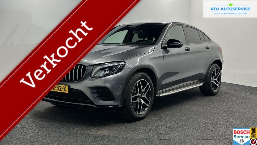 Mercedes GLC-klasse Coupé 250 4MATIC Premium Plus, Auto's, Mercedes-Benz, Bedrijf, Te koop, GLC Coupé, 360° camera, 4x4, ABS, Airbags