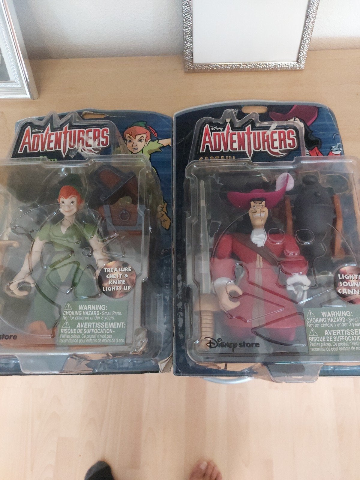 Oude peter pan  poppen, Ophalen of Verzenden, Peter Pan of Pinokkio, Gebruikt, Beeldje of Figuurtje