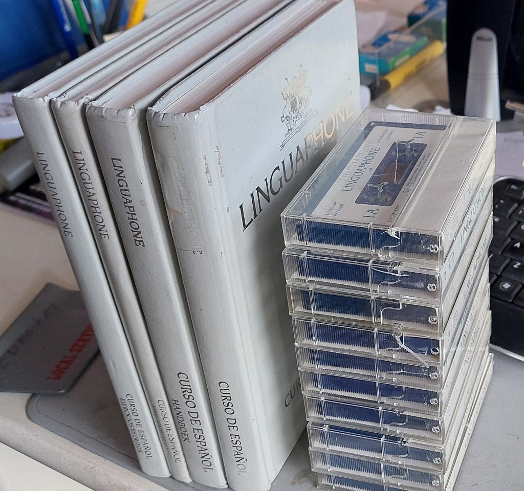Linguaphone Cursus Spaans met Boeken en Cassettes, Non-fictie, Ophalen of Verzenden, Zo goed als nieuw, Linguaphone