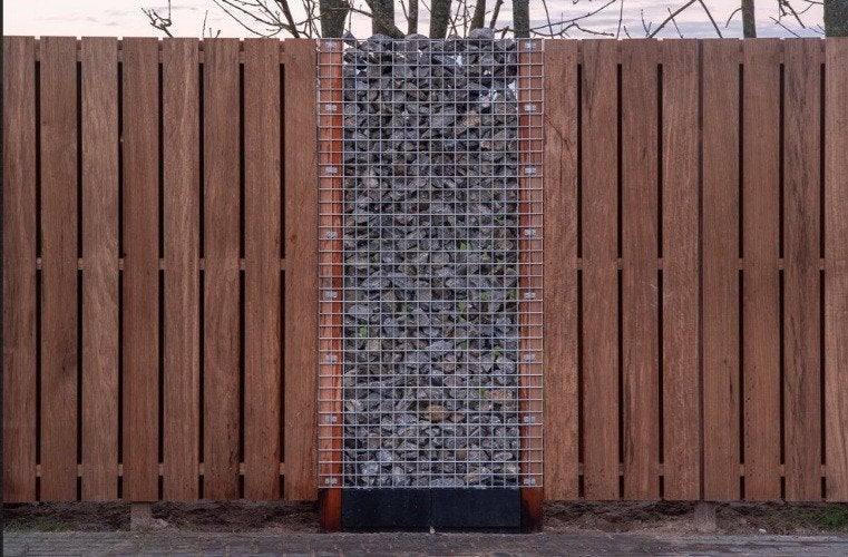 Schanskorf, Muurkorf, Steenkorf, 4x 1.8mx0.6m / 1x 1mx0.6m, Ophalen, Minder dan 3 meter, Zo goed als nieuw, Minder dan 1 meter