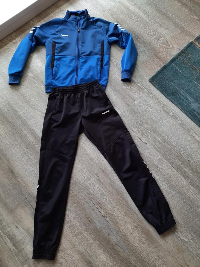 Hummel trainingspak maat 164, Gebruikt, Jongen of Meisje, Sport- of Zwemkleding, Ophalen of Verzenden