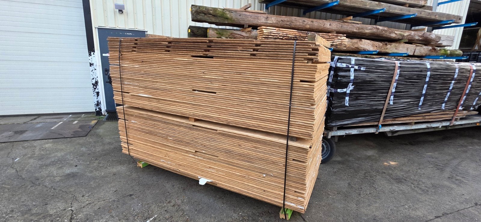 Partij gebruikte underlayment  | 244x122x1.8 cm | tong&groef, Minder dan 20 mm, Info@woodfarm.nl, 4251NT, Ophalen of Verzenden