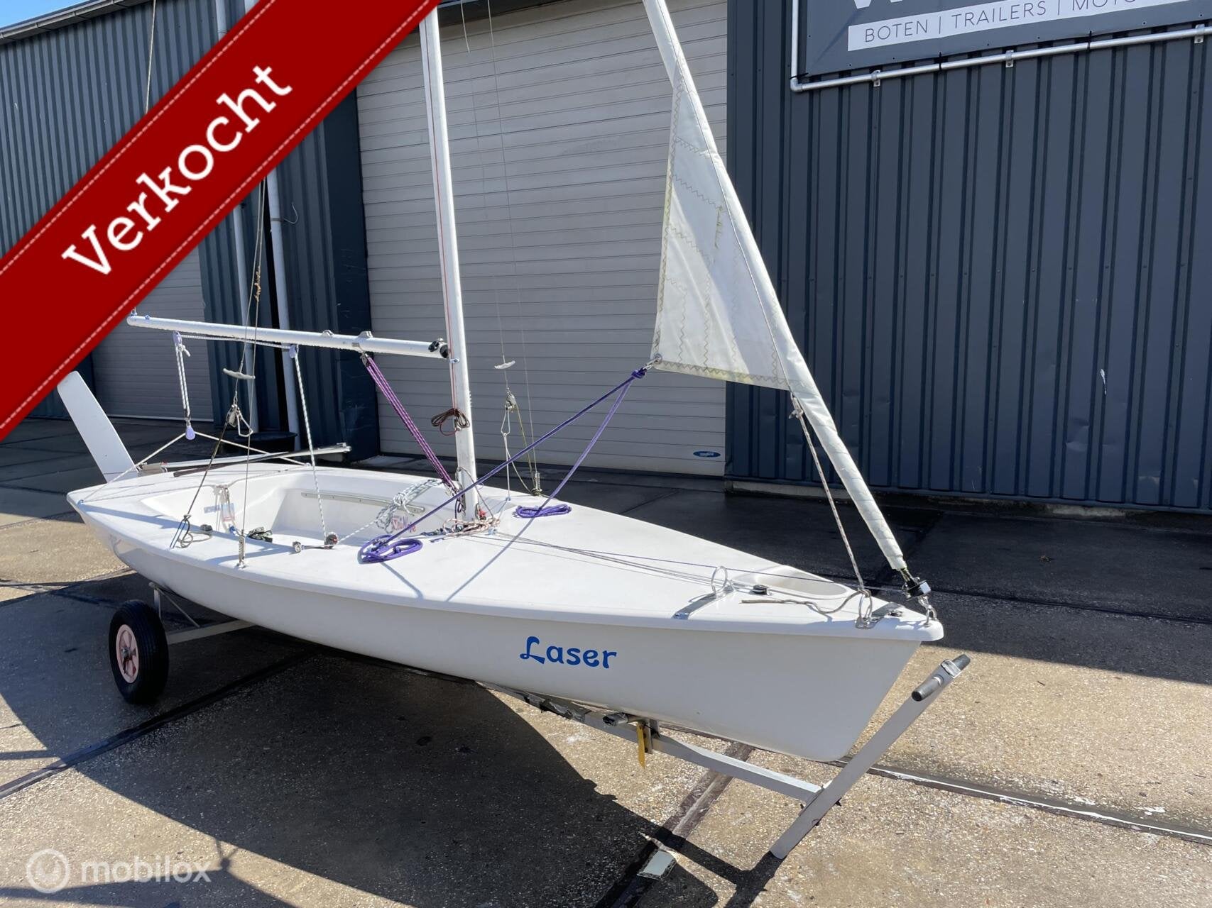 Laser pico zeil boot / trailertje, Watersport en Boten, Overige brandstoffen