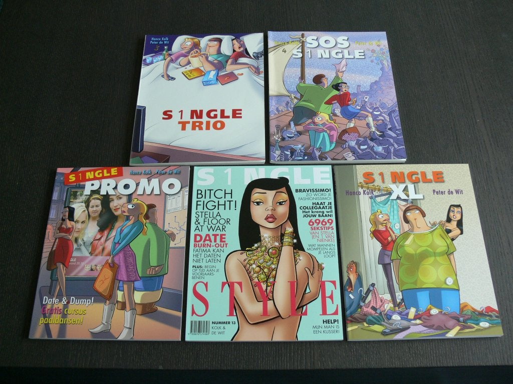 S1ngle - deel 8, 9, 10, 11 en 13, Meerdere stripboeken, Verzenden, Zo goed als nieuw