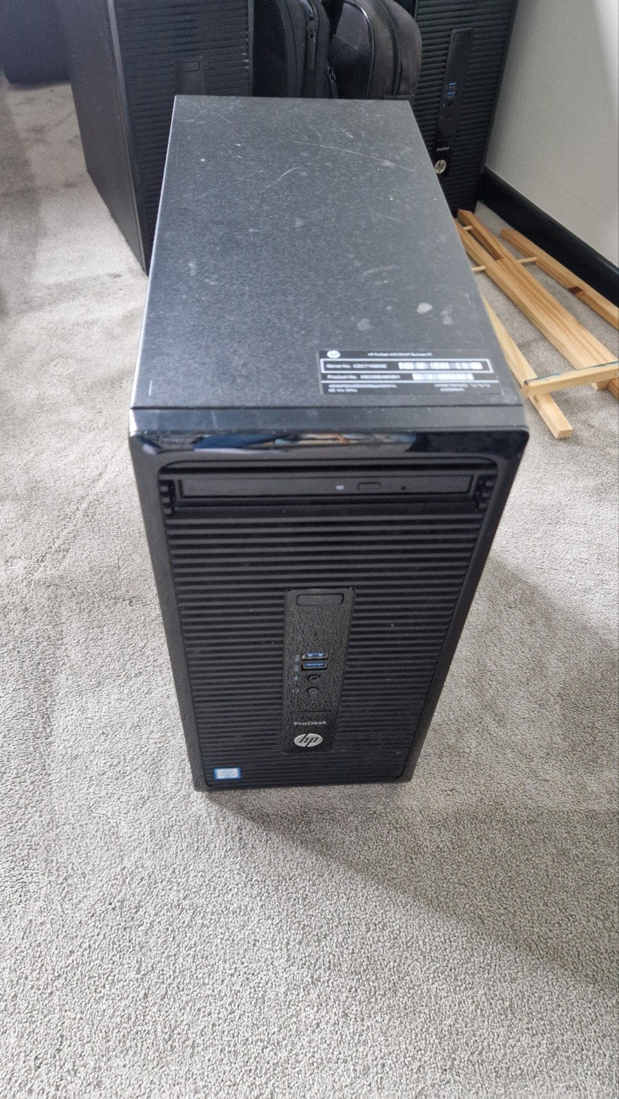 HP ProDesk 400 G3 Desktop PC (zonder HDD en RAM), Computers en Software, Desktop Pc's, Gebruikt, HDD, Minder dan 4 GB, Ophalen of Verzenden