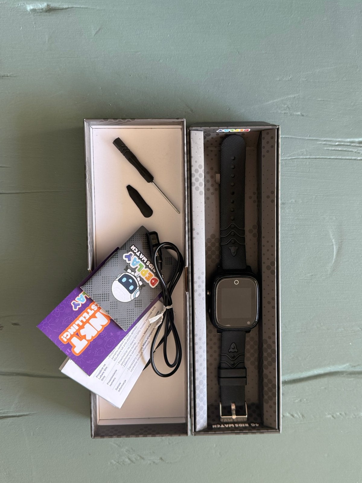 deplay kids watch 4g wifi, Ophalen, Zo goed als nieuw, Zwart, Android