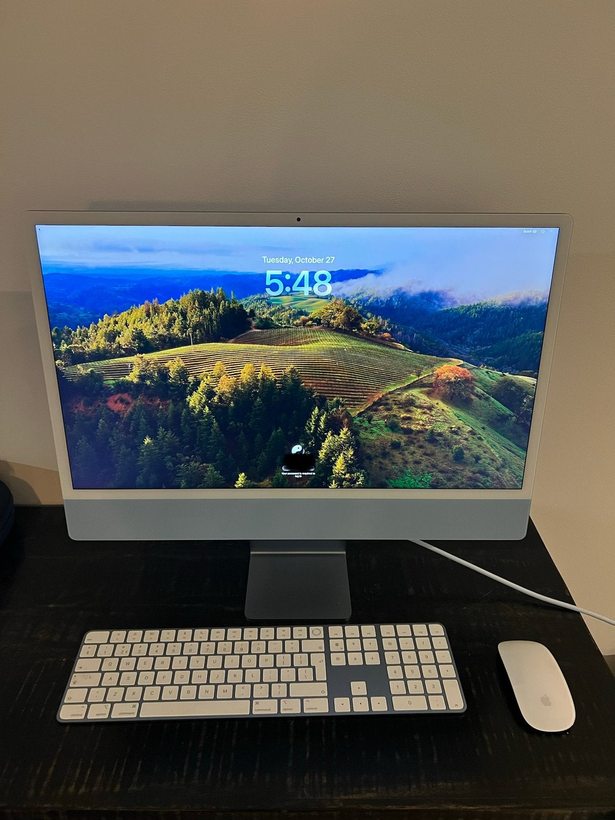 Apple iMac 24 inch blauw | 16GB RAM | 512GB SSD, Computers en Software, Ophalen, Zo goed als nieuw, IMac, SSD