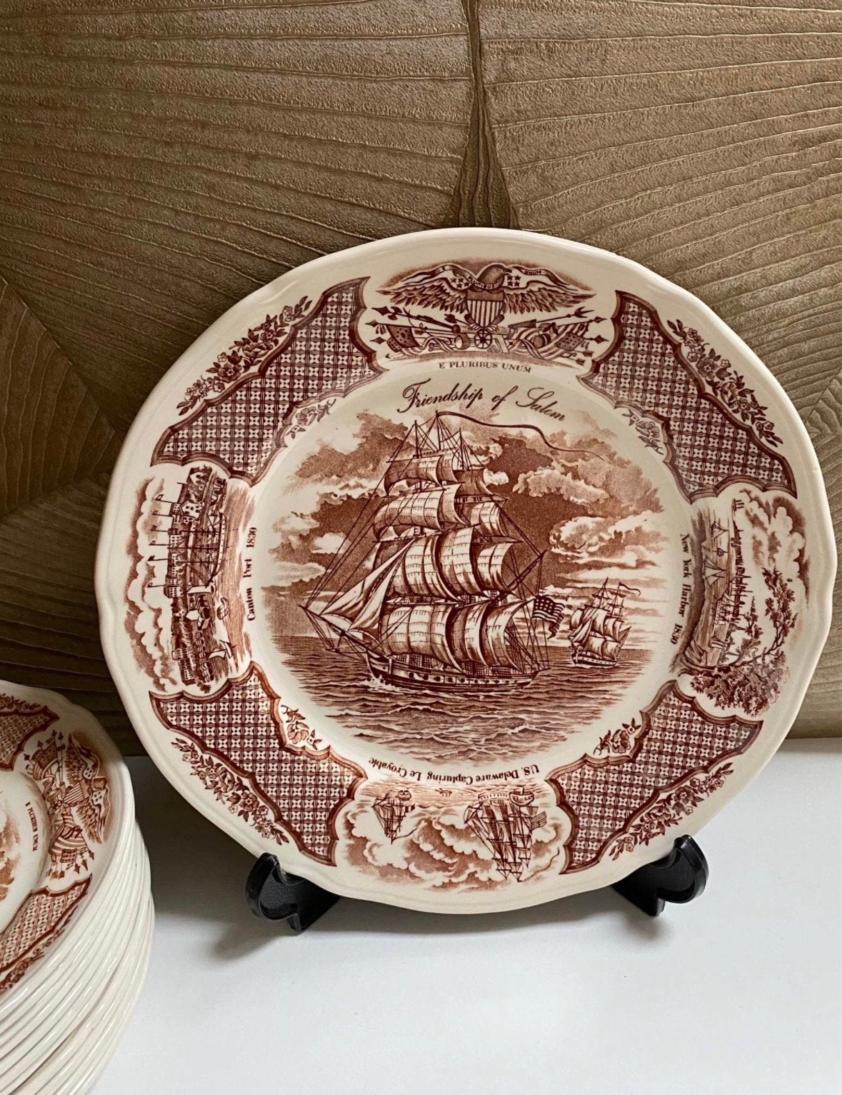 Antiek Alfred Meakin Staffordshire Engeland 'Fair Winds' bor, Ophalen of Verzenden