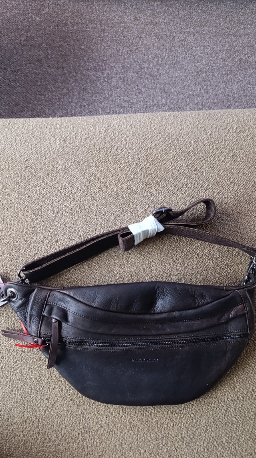 Jack Kinsky Fanny Pack Mokka - Echt Leer - Nieuw, Ophalen of Verzenden, Nieuw, Bruin, Overige typen